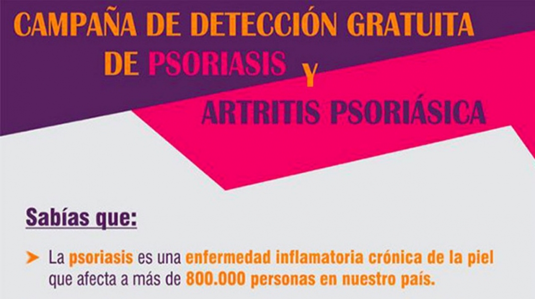 Campaña de Detección Gratuita de Psoriasis y Artritis Psoriásica 2018