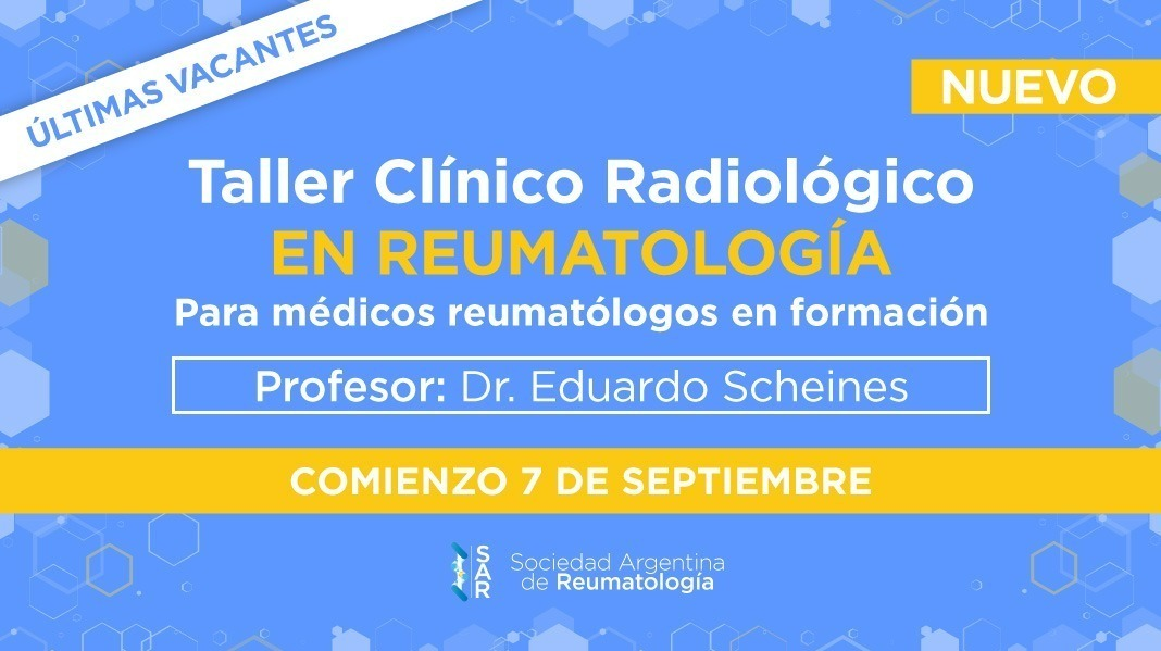 Nuevo Taller Clínico Radiológico en Reumatología