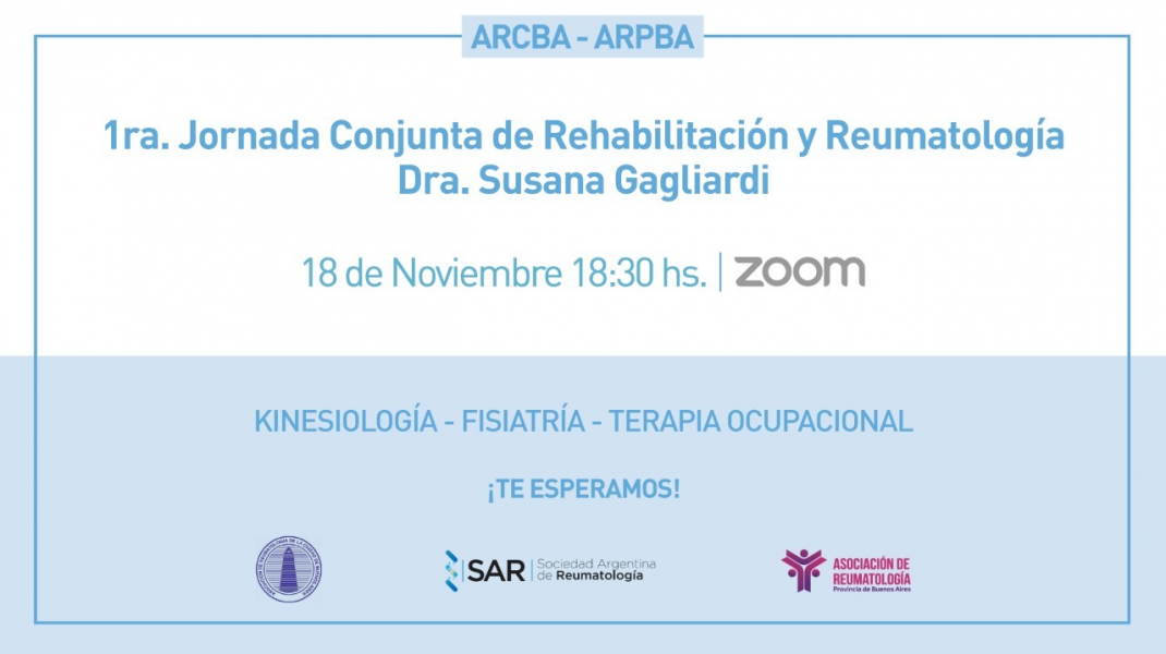 1ª Jornada Conjunta de Rehabilitación y Reumatología  