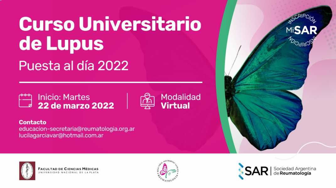Curso Universitario de Lupus - Puesta al día 2022