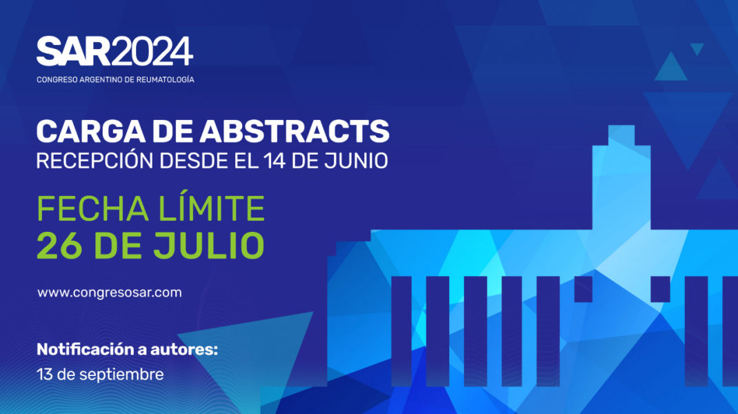 57° Congreso Argentino de Reumatología 2024: Fecha límite para la carga de Abstracts